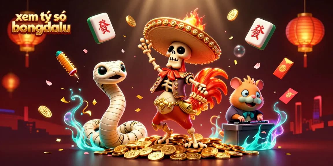 Experience the thrill of xem tỷ số bongdalu with dynamic characters and vibrant gambling elements.