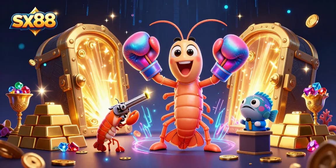 SX88 offers thrilling online gambling with vibrant characters and dynamic casino elements in 3D.