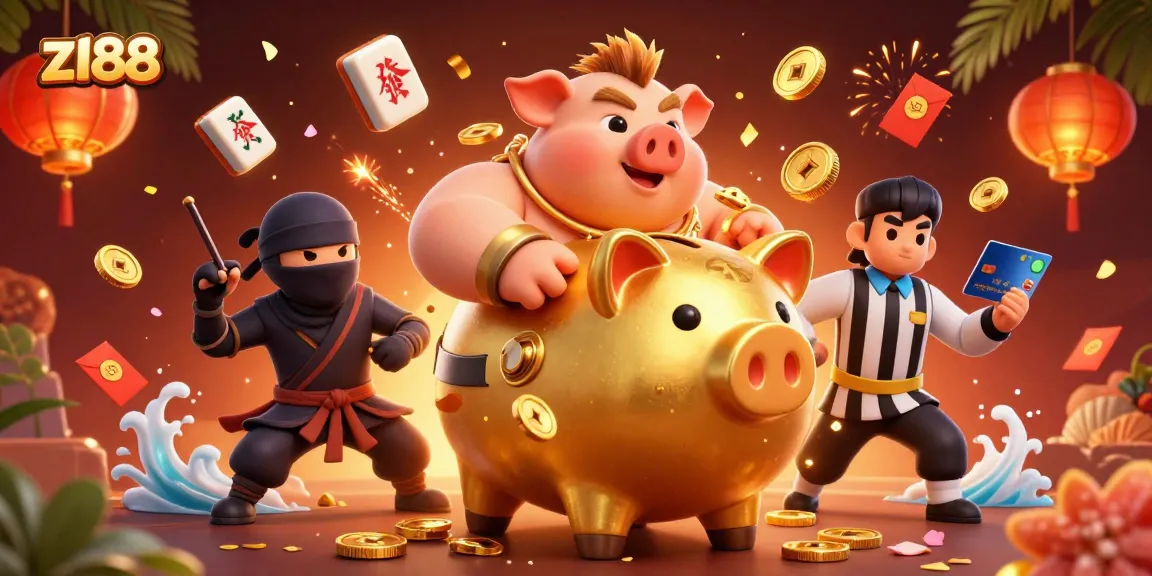 Experience thrilling action at z188 with dynamic characters and casino-themed elements.