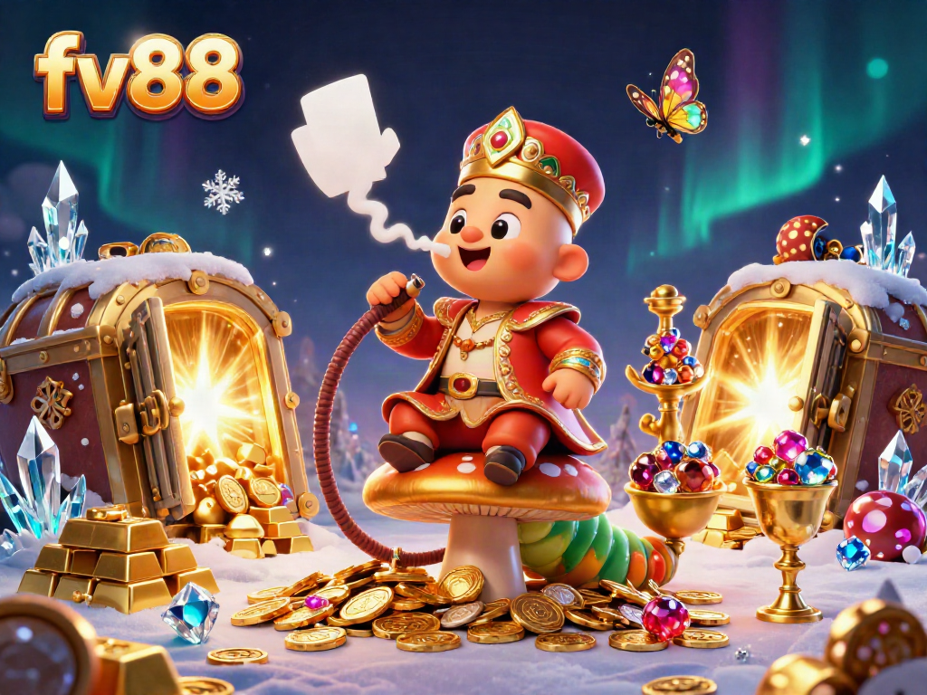 Experience thrilling gameplay at fv88 with a vibrant scene showcasing animated characters and casino elements.