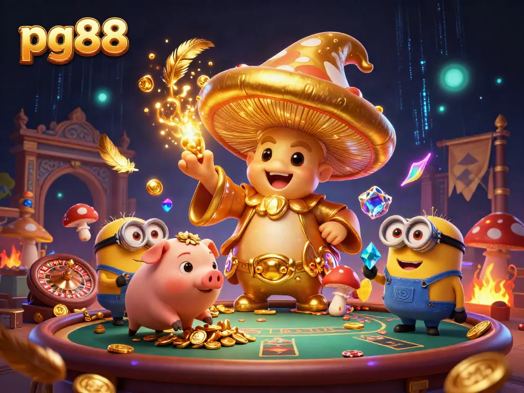 Experience thrilling gameplay at pg88 with vibrant casino elements and dynamic characters.