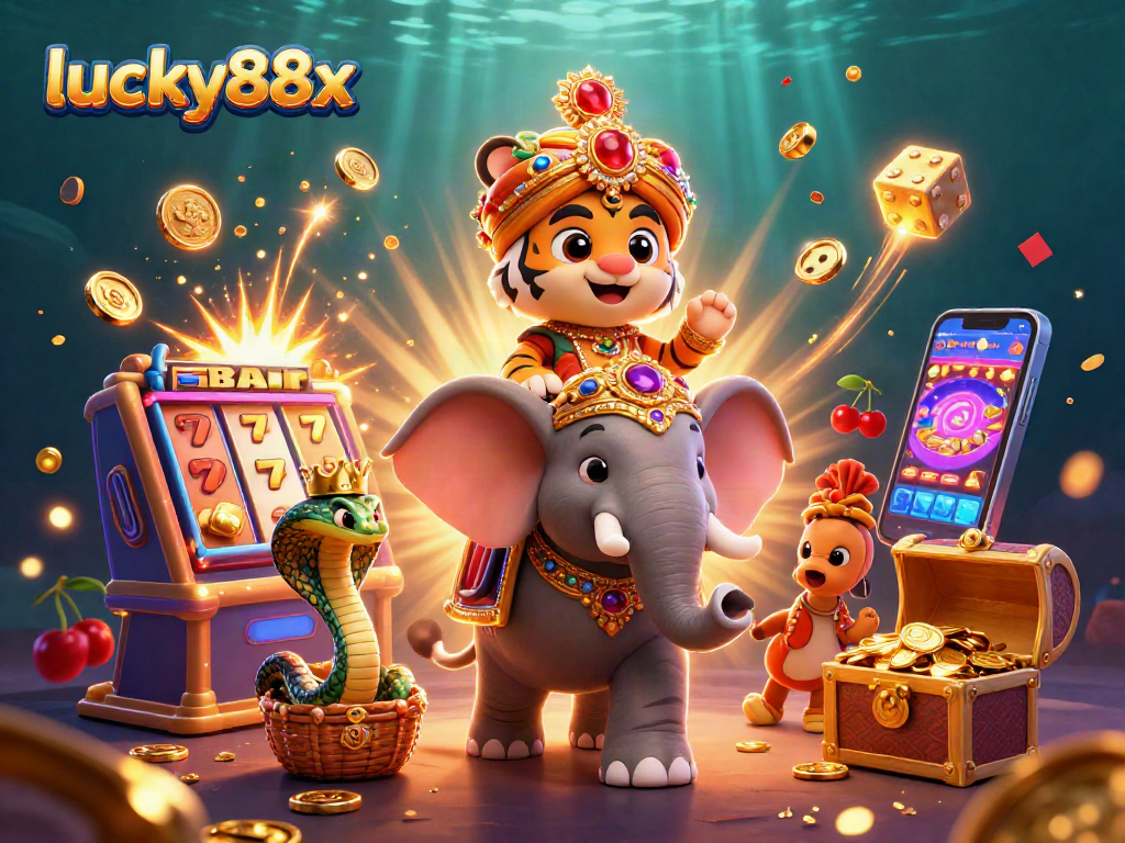 Play thrilling games at lucky88x with spectacular jackpots and vibrant casino elements.