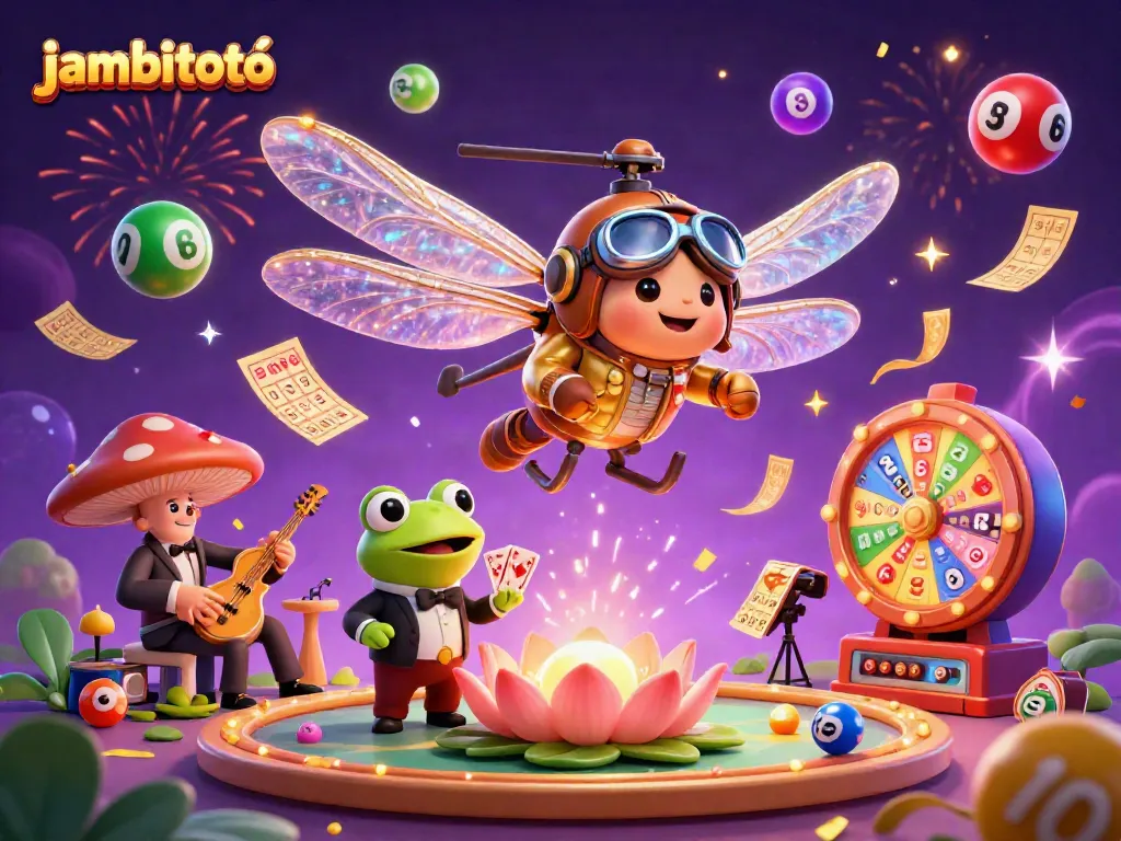 Experience excitement at jambitoto with a vibrant casino scene full of dynamic game elements.