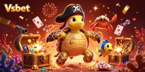 Experience thrilling wins at Vsbet with pirate-themed treasure and dynamic casino elements.