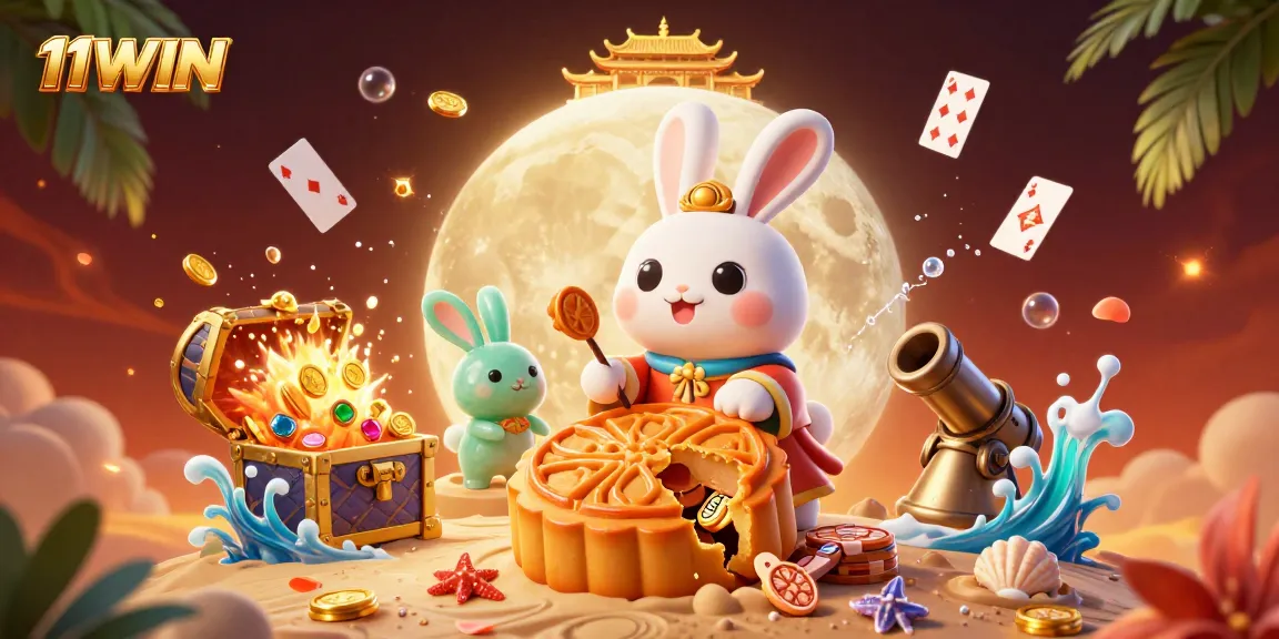Experience the thrill of 11WIN with a vibrant casino scene featuring folklore characters and rich gaming elements.
